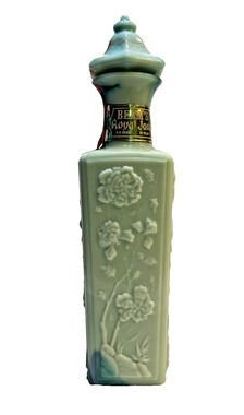 Vtg 1972 Jim Beam Liquor Decanter Jadeite Green Blue Milk Slag Glass Stopper *1*